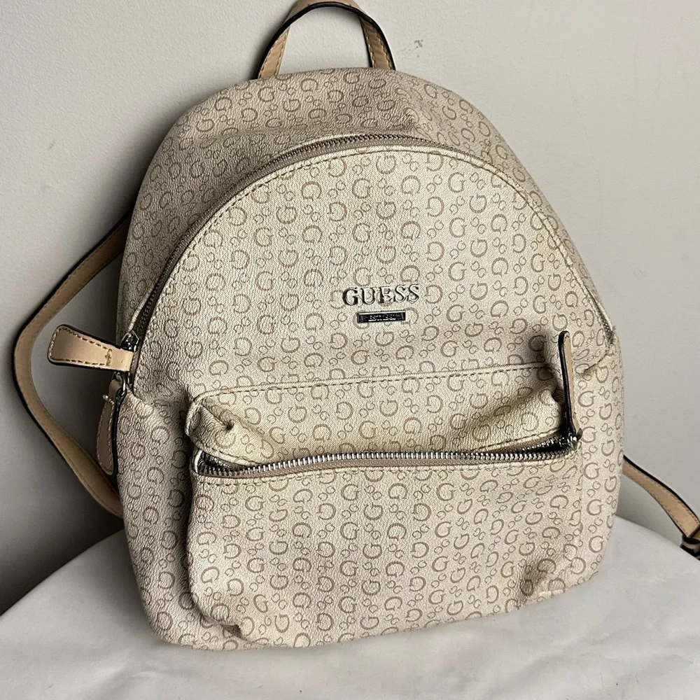 Guess | Bags | Guess Cream Backpack | Poshmark display picture 3
